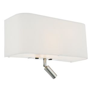 Ronda 3 Light Wall Light Ivory With LED Reading Light