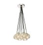 Elpis 7 Light Cluster Pendant Polished Chrome Frame Only
