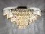 Eulalia 12 Light Flush Polished Chrome Crystal
