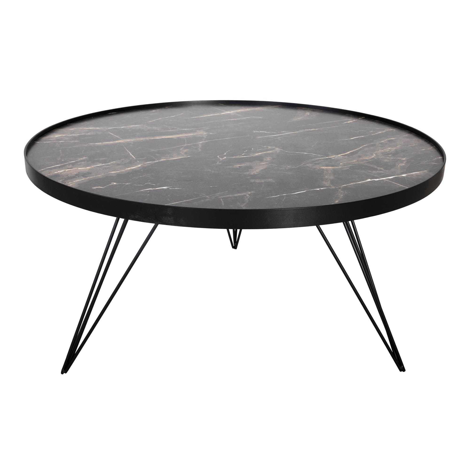 Rauma Round Coffee Table Dark Grey, Stone Circle Coffee Table
