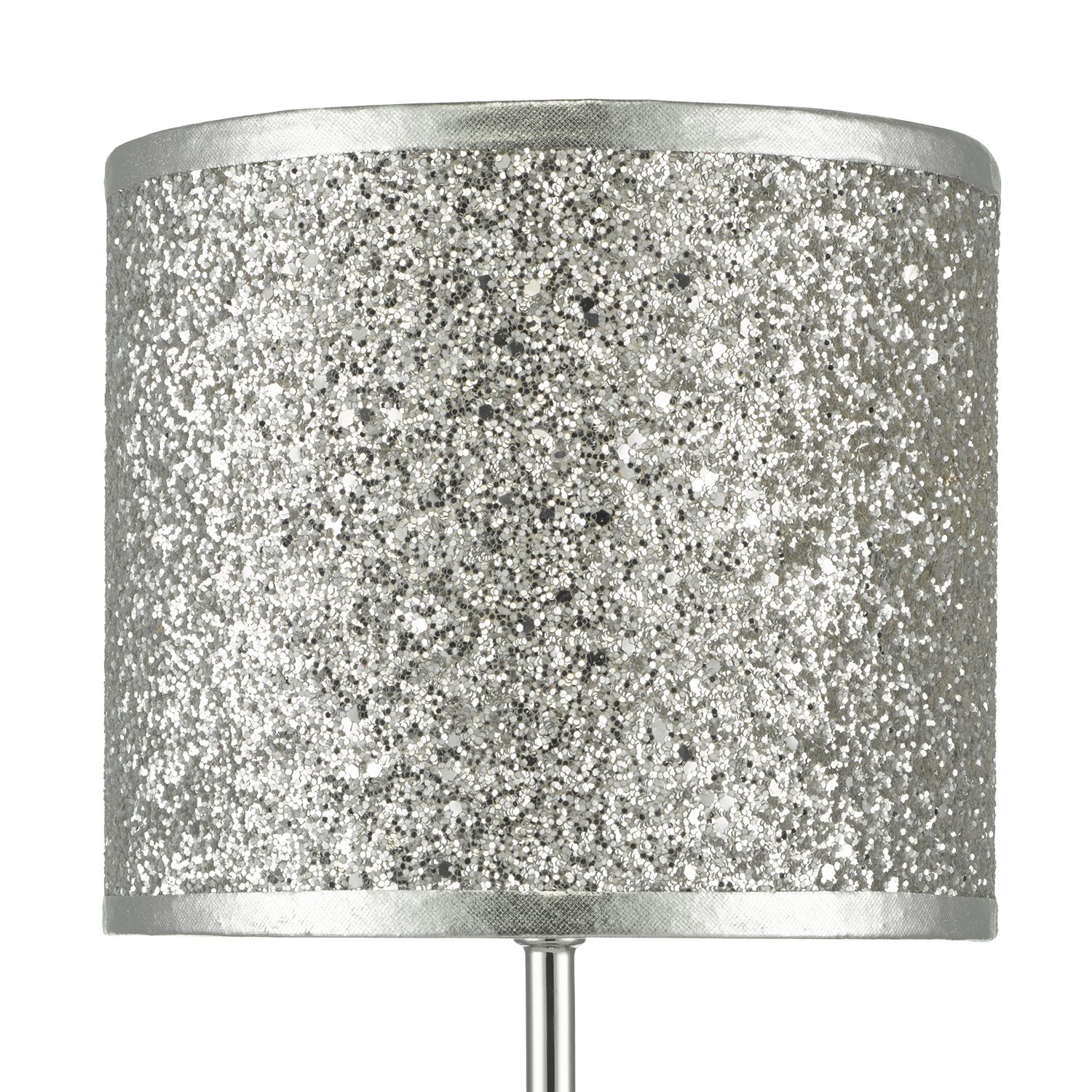 Bistro Touch Table Lamp Polished Chrome, Glitter Table Lamp Shades