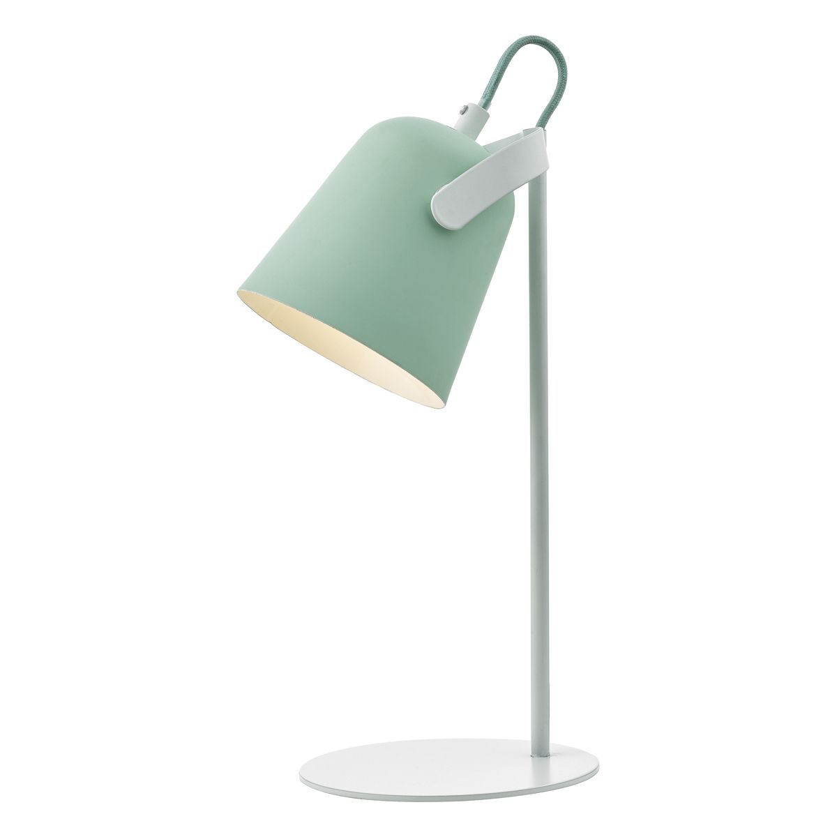 Effie Table Lamp Pale Green And White, Mint Table Lamp Uk