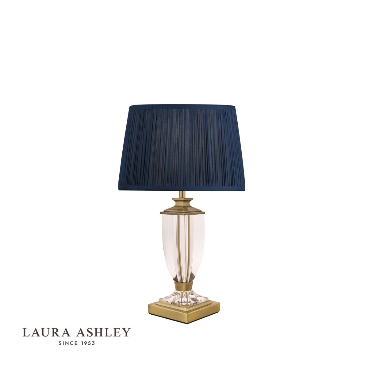 Laura Ashley Carson Antique Brass, Small Brass Table Lamp