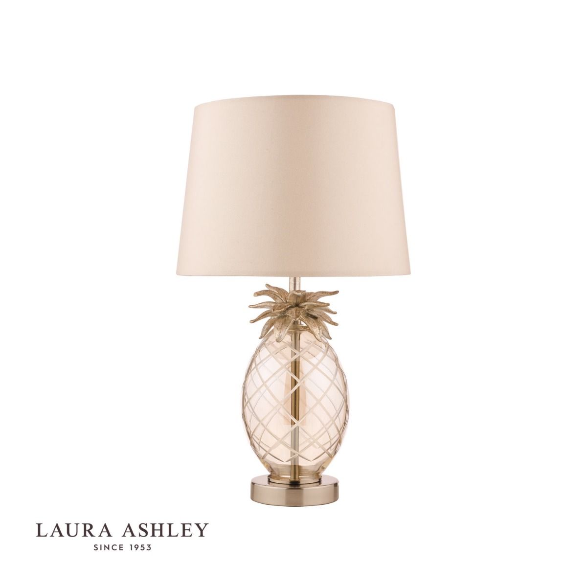 Laura Ashley Pineapple Cut Glass 1, Lamp On The Table Image