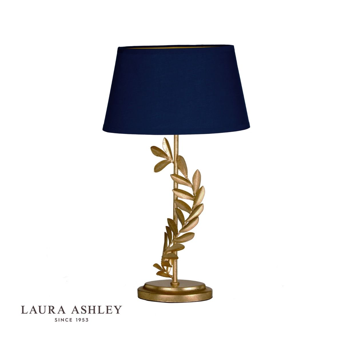 Laura Ashley Archer Table Lamp Leaf, Blue Table Lamp Shades Uk