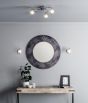 Nakita Wall Light Polished Chrome With Clear/Opal Glass