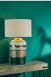 Callie Table Lamp Green/Gold Zebra Motif Base Only