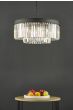 Celeus 6 Light Chandelier Anthracite & Crystal