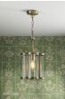 Joules Lamport Pendant Antique Brass and Glass