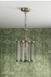 Joules Lamport Pendant Antique Brass and Glass
