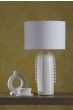 Dolce Table Lamp White Ceramic With Shade