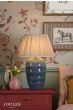 Joules Osborne Table Lamp Blue Ceramic With Shade