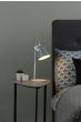 Effie Table Lamp Soft Matt Grey and White