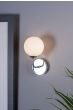 Feya Wall Light Polished Chrome and Opal Glass