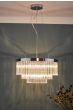 Giovana 5 Light Pendant Glass and Polished Chrome