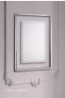 Laura Ashley Evie Small Rectangle Mirror Clear Frame 100 x 80cm