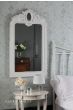Laura Ashley Alana Mirror Distressed Cream and Mirror 120 X 71cm