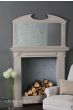 Laura Ashley Rossett Over Mantle Mirror Grey 70 x 120cm