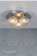 Laura Ashley Prague 3lt Flush Bathroom Light Glass Polished Chrome IP44