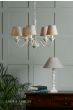 Laura Ashley Tate 5lt Pendant Distressed Off White Fitting Only