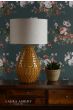 Laura Ashley Liza Table Lamp Orange Ceramic With Shade