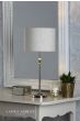 Laura Ashley Highgrove Table Lamp Polished Nickel With Shade