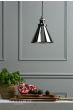 Laura Ashley Rufus Pendant Polished Chrome 