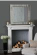 Laura Ashley Clemence Square Mirror Gold Leaf 90cm