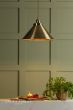 Laura Ashley Rufus Pendant Antique Brass 