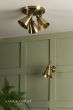 Laura Ashley Rufus 3lt Plate Spotlight Antique Brass 