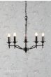 Laura Ashley Ludchurch 5 Light Armed Pendant Black Fitting Only