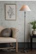Laura Ashley Ludchurch Floor Lamp Industrial Black With Shade