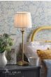 Laura Ashley Hemsley Table Lamp Matt Antique Brass With Shade