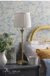 Laura Ashley Hemsley Table Lamp Matt Antique Brass With Shade