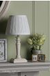 Laura Ashley Tate Twin Pack Table Lamp Distressed Wood With Shade