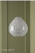 Laura Ashley Confetti Easy Fit Pendant White Art Glass