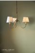 Laura Ashley Westbourne 3 Light Armed Pendant Polished Pewter With Shade