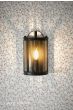Laura Ashley Harrington Wall Light Matt Black and Glass