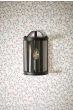 Laura Ashley Harrington Wall Light Matt Black and Glass