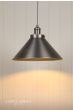 Laura Ashley Rufus Pendant Industrial Nickel