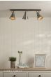 Laura Ashley Rufus 3 Light Bar Spotlight Industrial Nickel