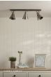 Laura Ashley Rufus 3 Light Bar Spotlight Industrial Nickel