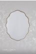 Laura Ashley Medora Oval Mirror Matt Gold 71 X 55cm