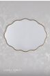 Laura Ashley Medora Oval Mirror Matt Gold 71 X 55cm
