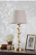 Laura Ashley Halton Table Lamp Distressed Gold Leaf With Shade