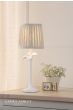 Laura Ashley Eleni Table Lamp Matt White With Shade