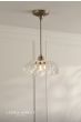 Laura Ashley Bexwell Pendant Matt Antique Brass and Glass