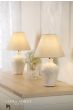 Laura Ashley Pussywillow Table Lamp Cream Ceramic With Shade (Twin Pack)