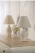 Laura Ashley Pussywillow Table Lamp Cream Ceramic With Shade (Twin Pack)