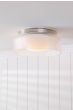 Laura Ashley Charissa Bathroom Ceiling Light Polished Chrome and Ribbed Glass IP44